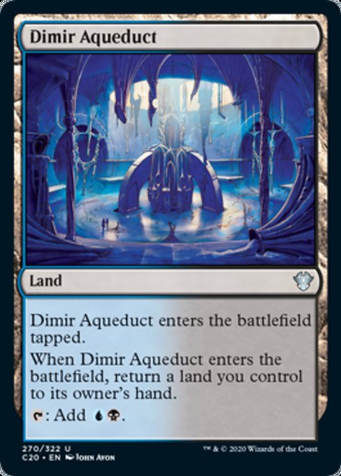 【ENG】《ディミーアの水路/Dimir Aqueduct》[C20]