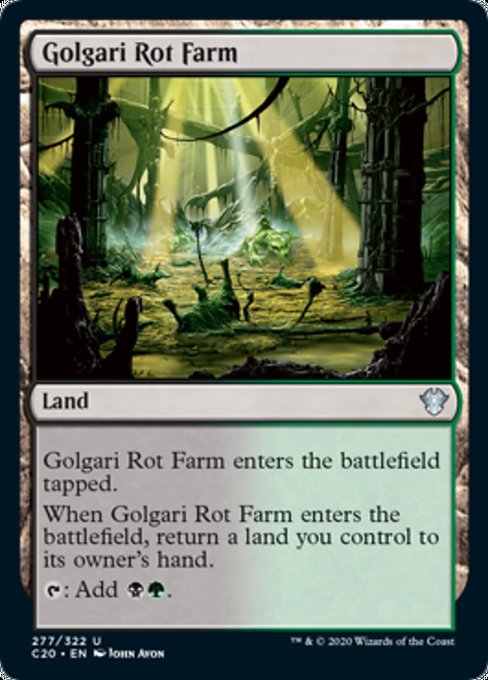 【ENG】《ゴルガリの腐敗農場/Golgari Rot Farm》[C20]