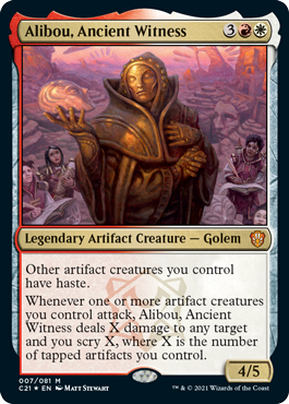 【ENG】【Foil】《古代の証人、アリボー/Alibou, Ancient Witness》[C21]