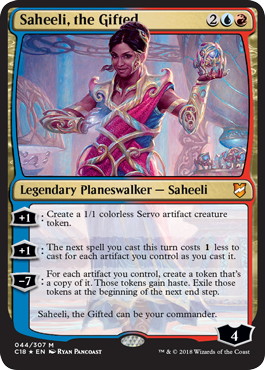 【ENG】【Foil】《天智、サヒーリ/Saheeli, the Gifted》[C18]