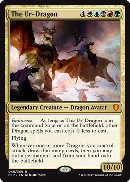 【ENG】【Foil】《始祖ドラゴン/The Ur-Dragon》[C17]