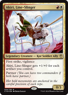 【ENG】【Foil】《綱投げ、アキリ/Akiri, Line-Slinger》[C16]