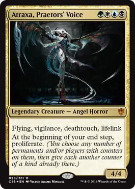 【ENG】【Foil】《法務官の声、アトラクサ/Atraxa, Praetors' Voice》[C16]