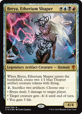 【ENG】【Foil】《エーテリウム造物師、ブレイヤ/Breya, Etherium Shaper》[C16]