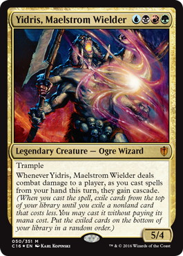 【ENG】【Foil】《大渦を操る者、イドリス/Yidris, Maelstrom Wielder》[C16]