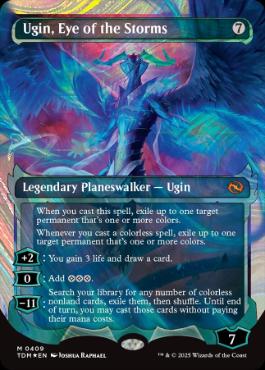 【ENG】【Foil】■ハロー■《嵐の目、ウギン/Ugin, Eye of the Storms》[TDM]