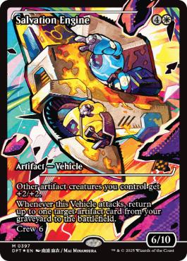 【ENG】【Foil】■ショーケース■《救出エンジン/Salvation Engine》[DFT]