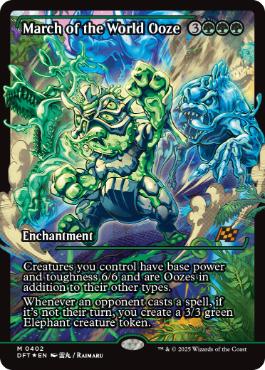 【ENG】【Foil】■ショーケース■《世界軟泥の進撃/March of the World Ooze》[DFT]