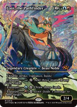 【ENG】【Foil】■フラクチャー■《開拓者、おたから/Loot, the Pathfinder》[DFT]