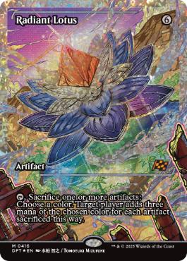 【ENG】【Foil】■フラクチャー■《光輝の睡蓮/Radiant Lotus》[DFT]