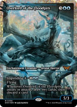 【ENG】【Foil】■フラクチャー■《フラッドピットの大主/Overlord of the Floodpits》[DSK]
