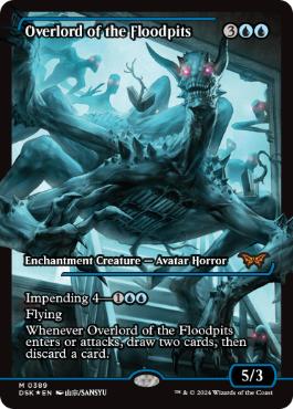 【ENG】【Foil】■ショーケース■《フラッドピットの大主/Overlord of the Floodpits》[DSK]