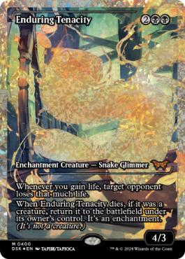 【ENG】【Foil】■フラクチャー■《永劫の不屈/Enduring Tenacity》[DSK]