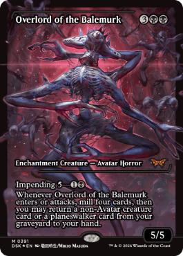 【ENG】【Foil】■ショーケース■《ベイルマークの大主/Overlord of the Balemurk》[DSK]