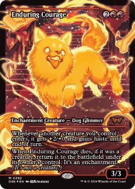 【ENG】【Foil】■ショーケース■《永劫の勇気/Enduring Courage》[DSK]