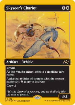 【ENG】【Foil】■FP■《空見の戦車/Skyseer's Chariot》[DFT]