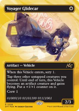 【ENG】【Foil】■FP/ボーダーレス■《ボヤージャーの滑空車/Voyager Glidecar》[DFT]