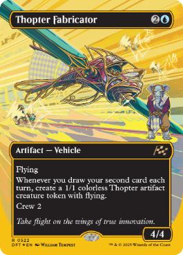 【ENG】【Foil】■FP/ボーダーレス■《飛行機械の製造者/Thopter Fabricator》[DFT]