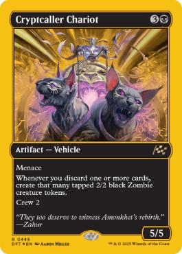 【ENG】【Foil】■FP■《墓所呼びの戦車/Cryptcaller Chariot》[DFT]