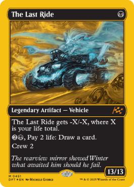 【ENG】【Foil】■FP■《死の車/The Last Ride》[DFT]