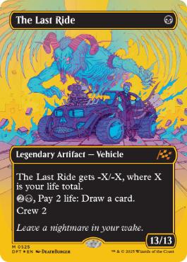 【ENG】【Foil】■FP/ボーダーレス■《死の車/The Last Ride》[DFT]