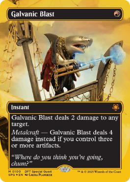 【ENG】【Foil】■FP/ボーダーレス■《感電破/Galvanic Blast》[SPG]