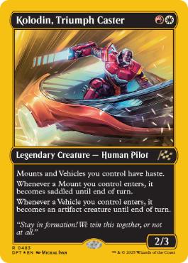 【ENG】【Foil】■FP■《勝利術士、コロディン/Kolodin, Triumph Caster》[DFT]