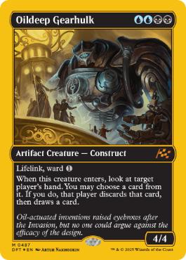 【ENG】【Foil】■FP■《油浸の機械巨人/Oildeep Gearhulk》[DFT]