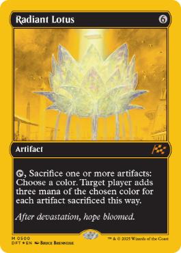 【ENG】【Foil】■FP■《光輝の睡蓮/Radiant Lotus》[DFT]
