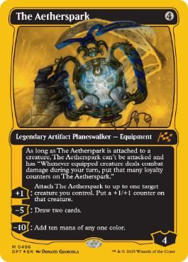 【ENG】【Foil】■FP■《霊気灯/The Aetherspark》[DFT]