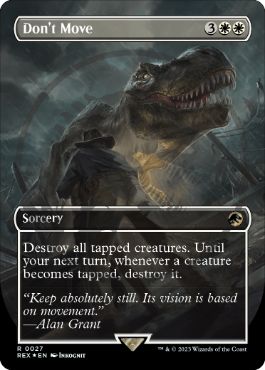【ENG】【Foil】■ロゴ入り版■《絶対に動くな/Don't Move》[REX]
