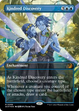 【ENG】【Foil】■コンフェッティ■《同族の発見/Kindred Discovery》[WOT]