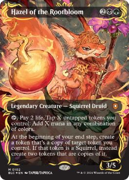 【ENG】【Foil】■レイズド■《根花のヘイゼル/Hazel of the Rootbloom》[BLC]