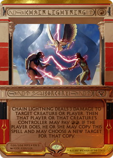 【ENG】【Foil】《稲妻の連鎖/Chain Lightning》[MPS]