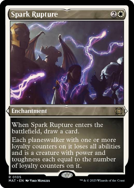 【ENG】【Foil】■エッチング■《灯の破裂/Spark Rupture》[MAT]