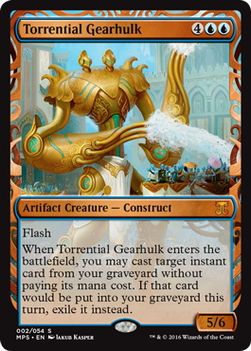 【ENG】【Foil】《奔流の機械巨人/Torrential Gearhulk》※全面光沢[MPS]