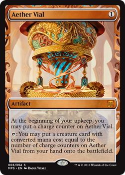 【ENG】【Foil】《霊気の薬瓶/Aether Vial》※全面光沢[MPS]