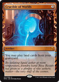 【ENG】【Foil】《世界のるつぼ/Crucible of Worlds》※全面光沢[MPS]