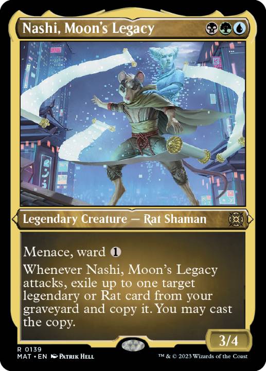 【ENG】【Foil】■エッチング■《月の後裔、ナシ/Nashi, Moon's Legacy》[MAT]