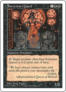 【ENG】《魔術師の女王/Sorceress Queen》[5ED]
