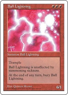 【ENG】《ボール・ライトニング/Ball Lightning》[5ED]