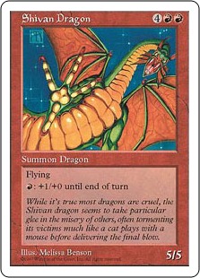 【ENG】《シヴ山のドラゴン/Shivan Dragon》[5ED]