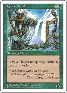 【ENG】《上座ドルイド/Elder Druid》[5ED]