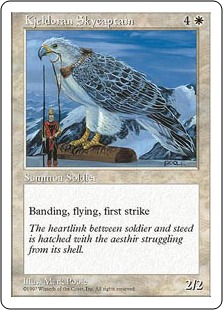 【ENG】《キイェルドーの飛空隊長/Kjeldoran Skycaptain》[5ED]