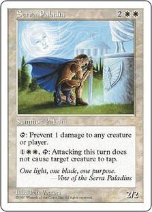 【ENG】《セラの聖騎士/Serra Paladin》[5ED]