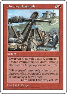 【ENG】《ドワーフのカタパルト/Dwarven Catapult》[5ED]