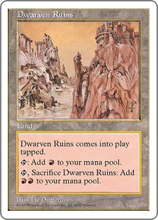【ENG】《ドワーフ都市の廃墟/Dwarven Ruins》[5ED]