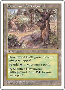 【ENG】《ヘイヴンウッドの古戦場/Havenwood Battleground》[5ED]