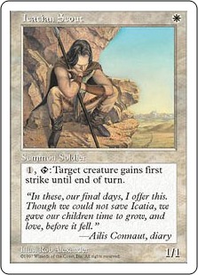 【ENG】《アイケイシアの斥候/Icatian Scout》[5ED]