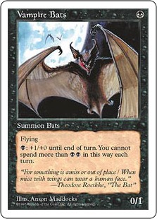 【ENG】《吸血コウモリ/Vampire Bats》[5ED]